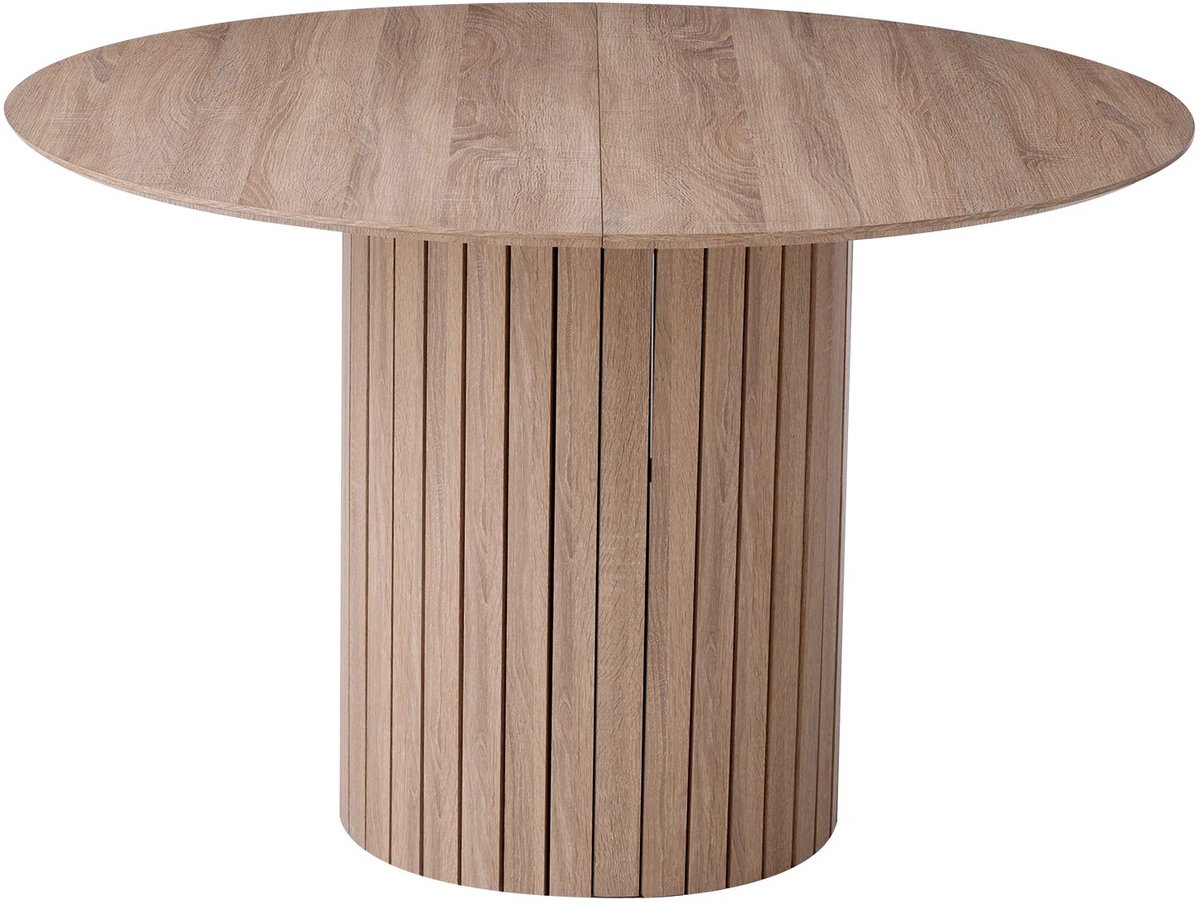 Archi Ronde eettafel 120 cm – Keukentafel - Scandinavisch ontwerp – 4-6 Personen - Hout– Moderne keukentafel – Lichtbruin