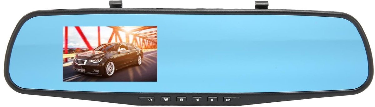 Dailygoods - Dailygoody - Achteruitkijkspiegelcamera - 1080P - Nachtzicht - 3,5 inch - Achteruitrijcamera - Parkeermonitor - Geschikt voor auto
