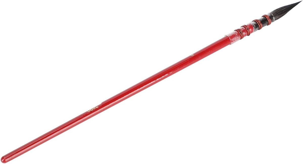 Flexibele Waterverfkwast met Eekhoornhaar voor Illustraties - Ideaal voor Acryl en Schilderen (No. 0)