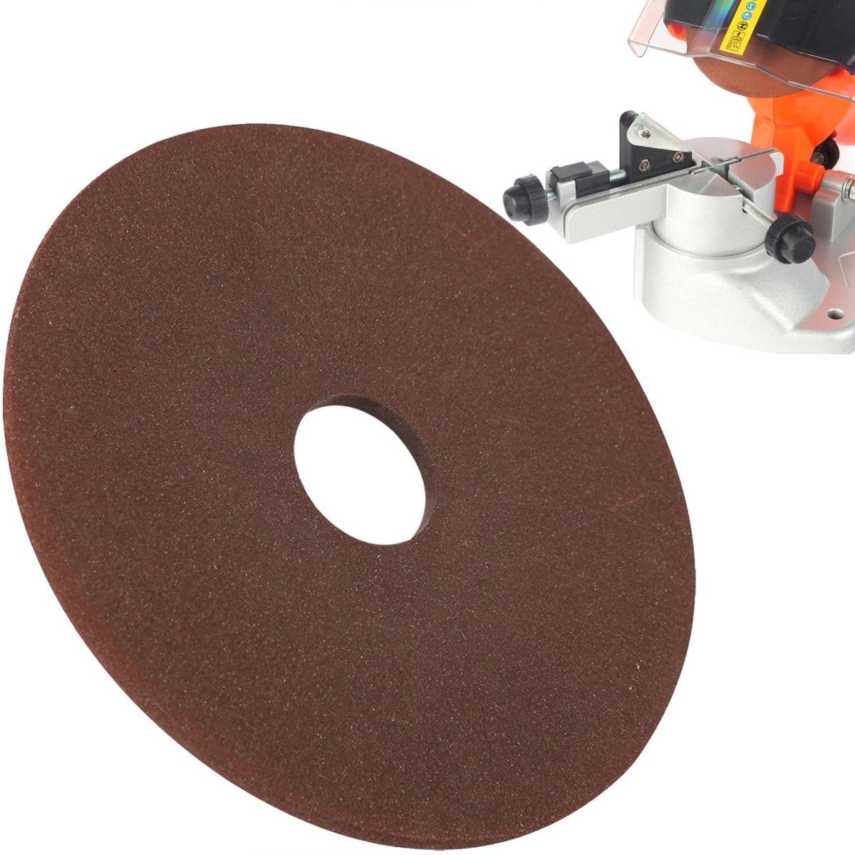 Dailygoods - Dailygoody - Kettingzaag Slijpschijf - 105 mm x 22 mm - Geschikt voor 3/8 inch 325 Pitch - Perfect voor Tuinonderhoud en Houtbewerking