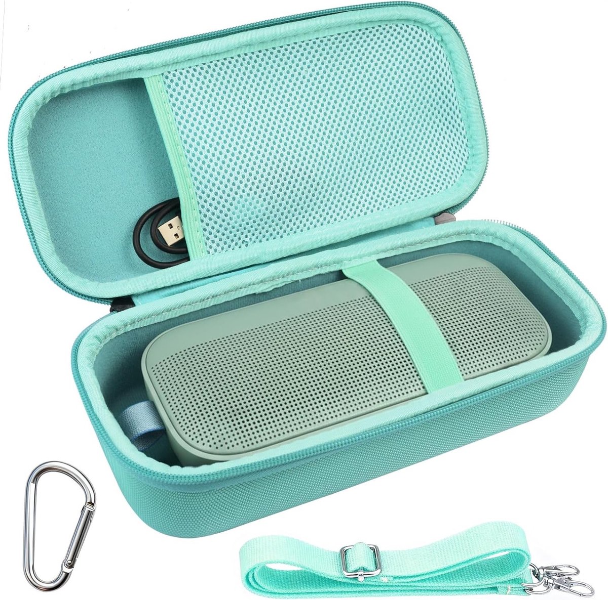 Draagbare Beschermcase voor Bluetooth Speaker, Geschikt voor Flex en Andere Modellen, Ideaal voor Reizen