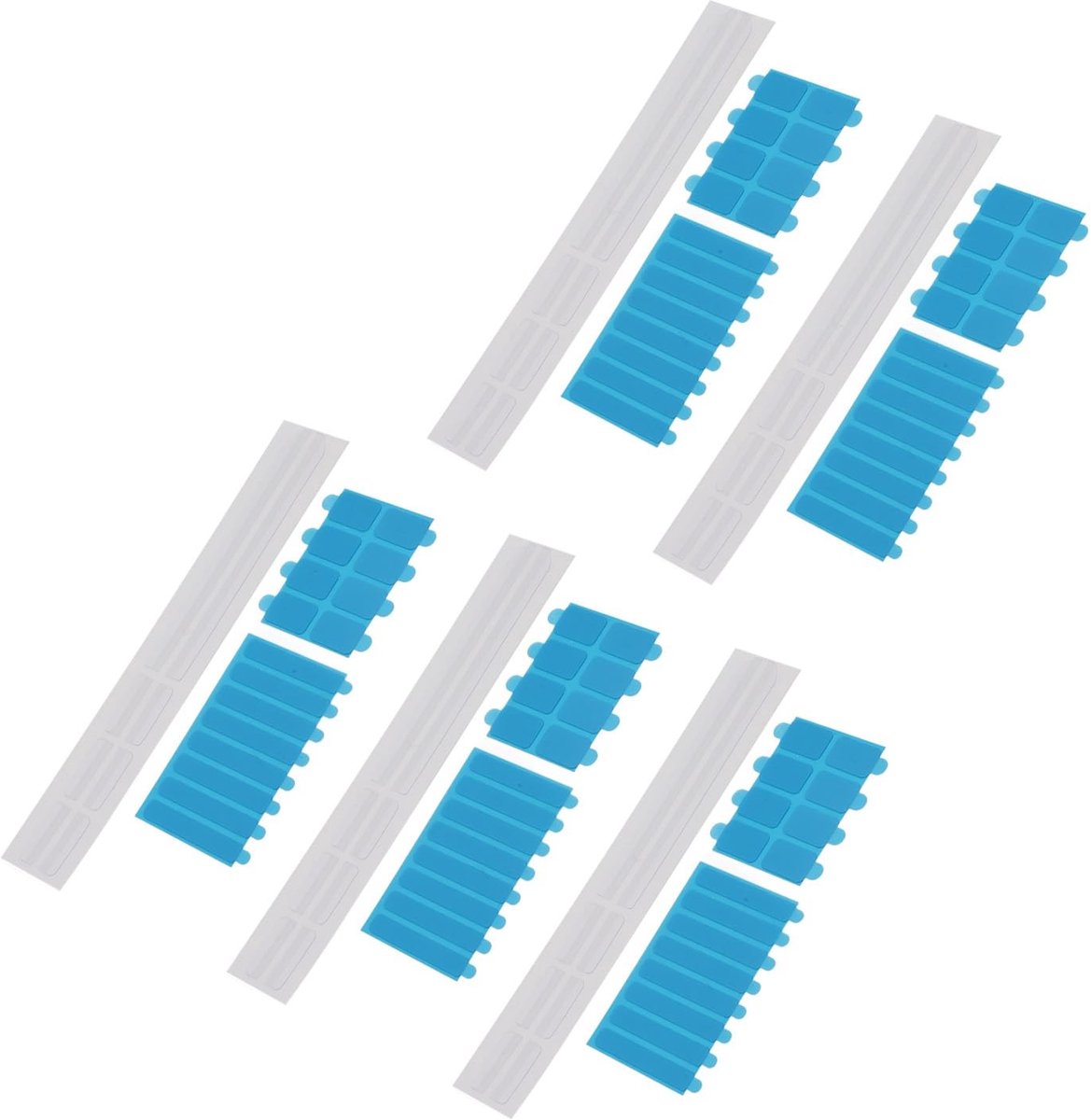 Dailygoods - Dailygoody - Vervangingsset voor Privacyschermen - Privacyfilter Plakstrips - Ideaal voor Monitor en Laptop - Inclusief Schuifhouderlipjes - Gebruiksv