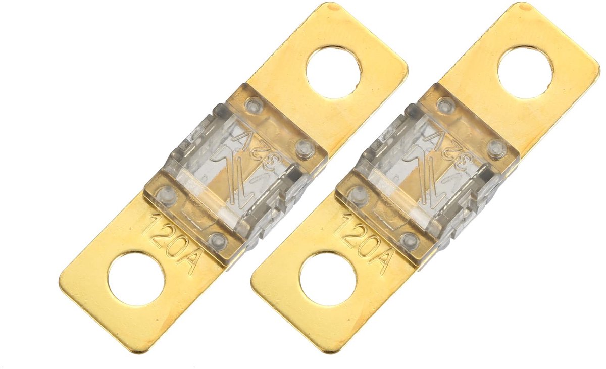 Dailygoods - Set van 2 120A 32V Boutzekeringen voor Auto en Marine