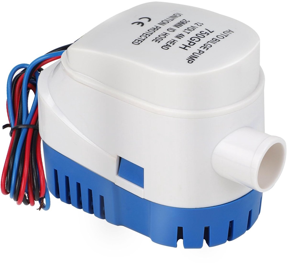 Dailygoods - Dailygoody - Automatische spoorpomp - Dompelpomp - Stille waterpomp voor boot en zwembad - Blauw - Elektrische waterpomp - 750
