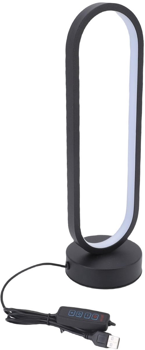 Dailygoods - Dimbare Nachtkastjelamp met USB-poort en Aluminium Ontwerp