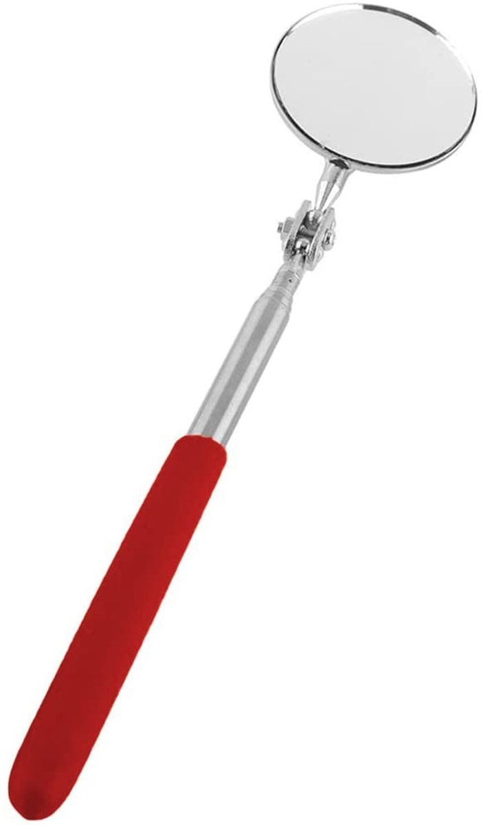 Dailygoody - Telescopische Inspectie Spiegel - Ronde Mechanica Spiegel - Vouwbaar - Universeel - Onderhoud Auto - Handige Tool voor Mechanica