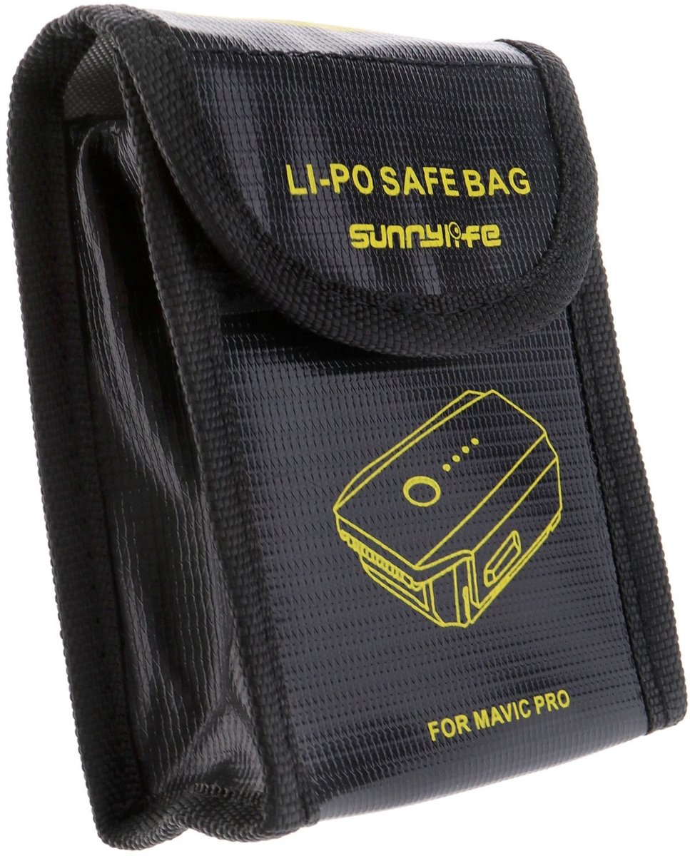 Dailygoods - Explosieveilige Brandwerende Kluis - Compatibel met Mavic Pro - Veilig Batterijbeheer - Vlamwerend Materiaal - Voor Transport en Opslag
