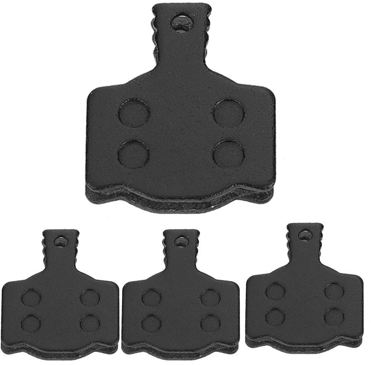 Dailygoody - Magura MT4 Remblokken - Schijfremblokken voor Fiets - Comfortabel en Betrouwbaar - Zwart - Geschikt voor MT2 4 6 8 - 4 Paar Remblokken
