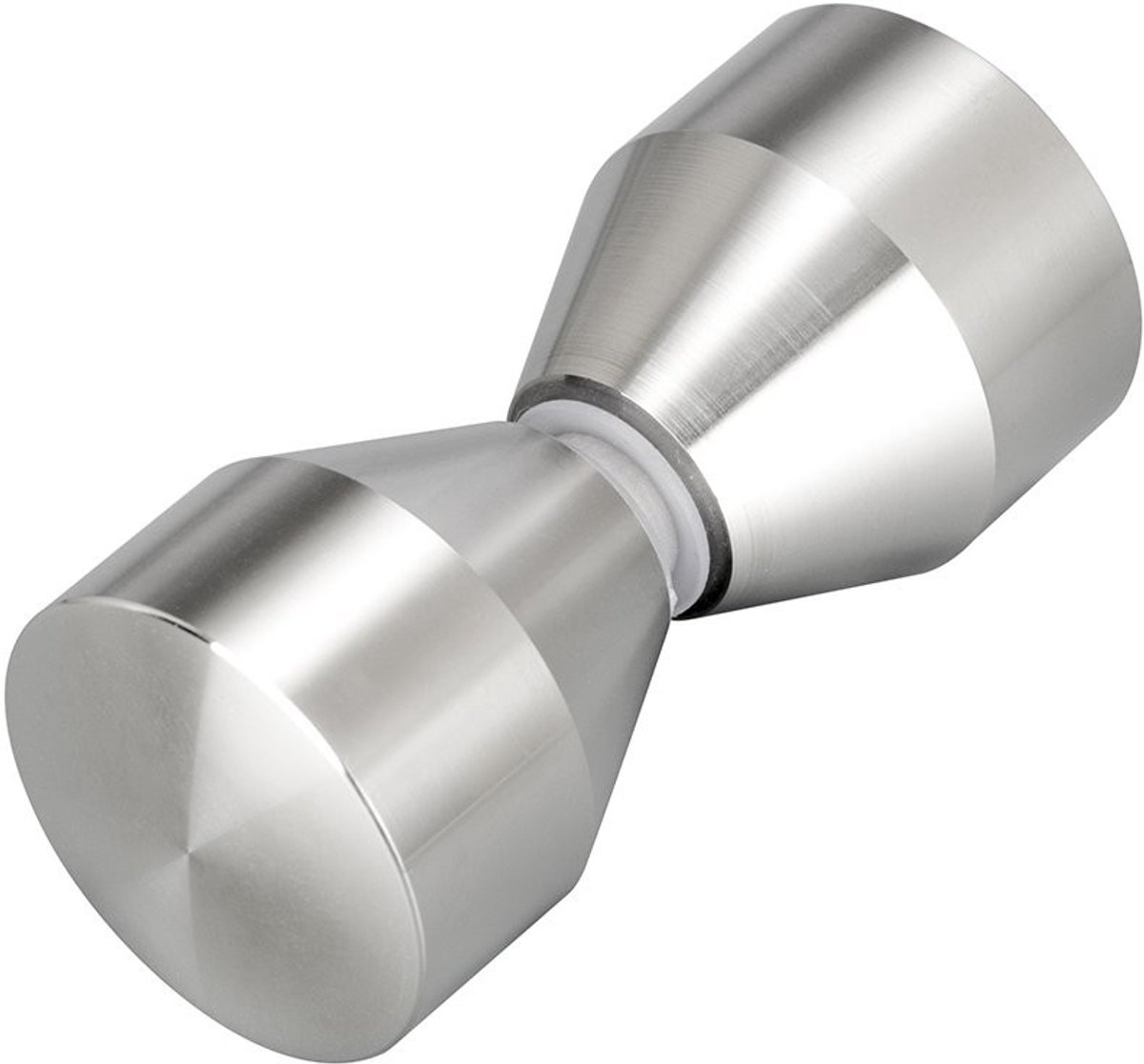Dailygoods - Cosensi - Dailygoody - Bad Tür Doppel Knopf - Douchedeurknop - Modern design - Hoog 304 staal - Deurknop voor glazen deuren - Geschikt voor badkamer en keuken