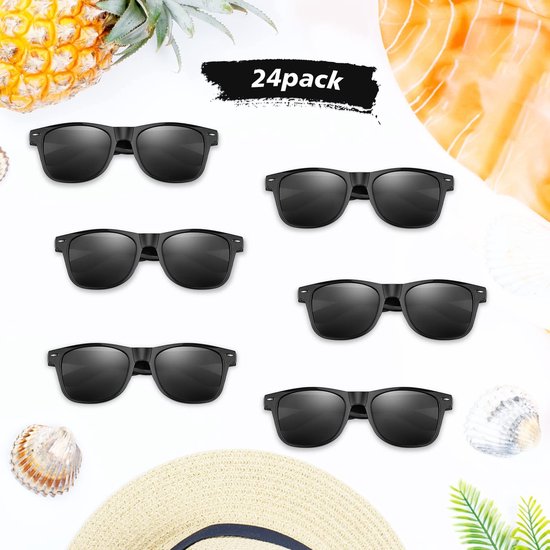 SMOAKEZ- Zonnebril Kinderen - 24 Stuks - UV400 Bescherming - Gepolariseerde Lenzen - Duurzaam Polypropyleen - Feestaccessoire - Feestzonnebril van Smoakez — afbeelding 4
