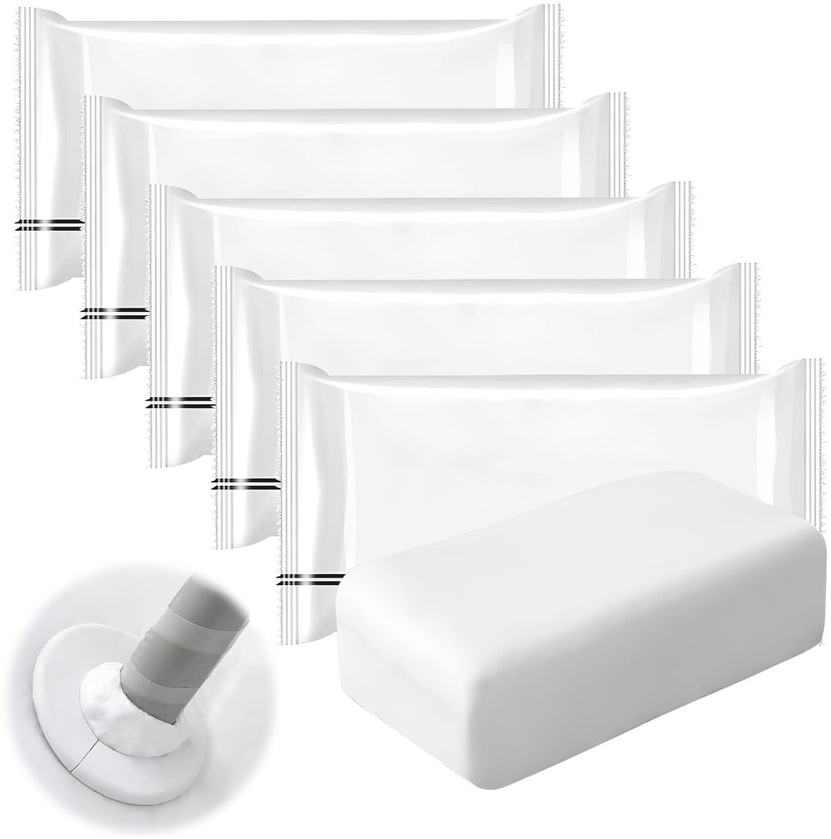 Dailygoods- Waterdichte Lijm - 6 Stuks - Snelle Reparatie - Sealing Compound - Vullende Pasta - Voor Muren - Cement 30 g - Afdichtmiddel