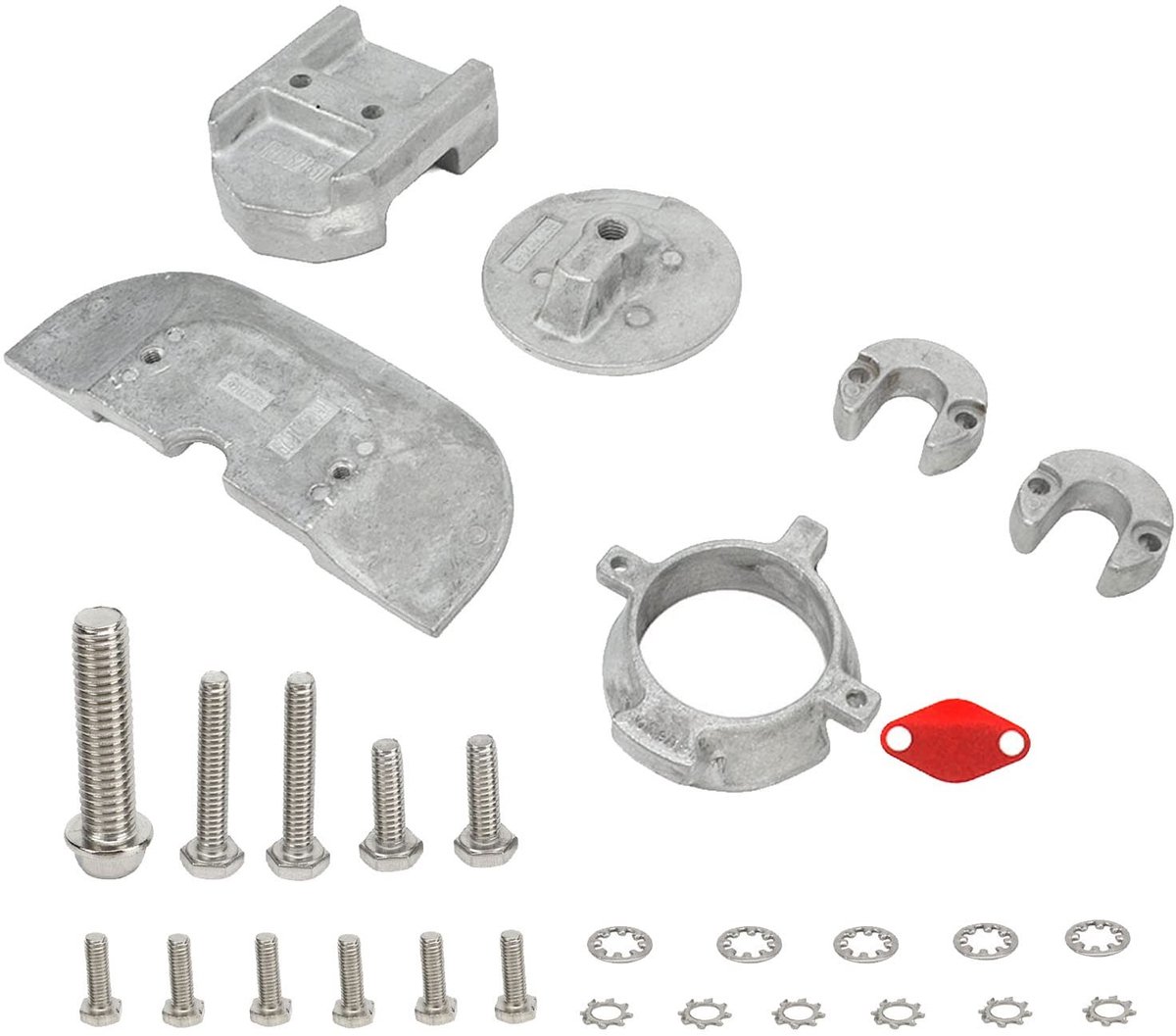 Dailygoods- Aluminium Anode Kit - Hoge Sterkte - 29 Stukken - Waterdicht - Antioxidant - Geschikt voor Mercruiser Alpha One Gen 2 - OE Nummer 888756Q01