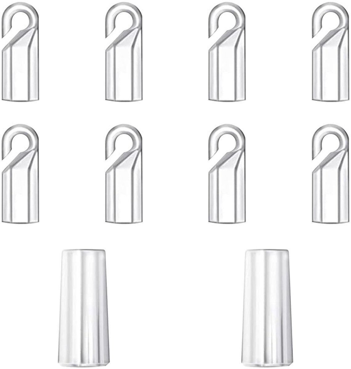 Dailygoods - Set van 10 Wandtip Haken voor Jaloezieën en Gordijnen