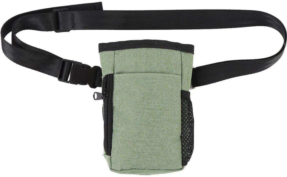 Dailygoods- Hondensnoepzakje Draagbaar Ontwerp - Multifunctionele Heuptas - Oxford Stof - Veilig Afdichtingsontwerp - Ideaal voor Training - Compact en Lichtgewicht - Hondentas