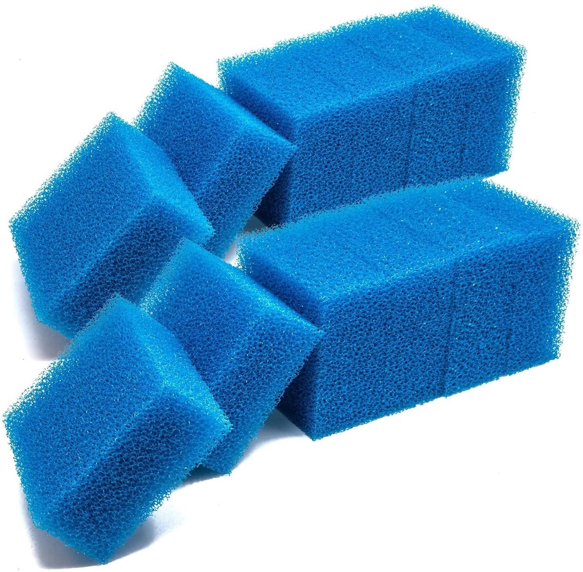 Dailygoods- Filterspons 12 Stuks - Ruwe Filterspons Aquarium - Compatibel met Juwel BioFlow 3.0/M - Uitstekende Filtratie - Efficiënte Waterdoorstroming - Minimaliseert Verstoppingen - Aquariumfilter