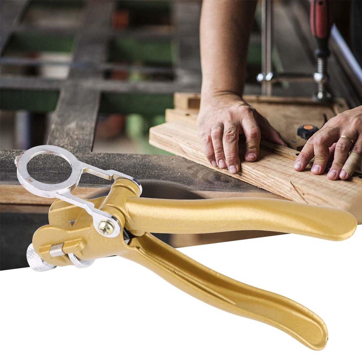 Dailygoods- Tandsetter met Vergrootglas - Zinklegering/Koperlegering - Tuin Handgereedschap - Houtwerk Zaagset - Stevig - Handgereedschap - Zaagtool