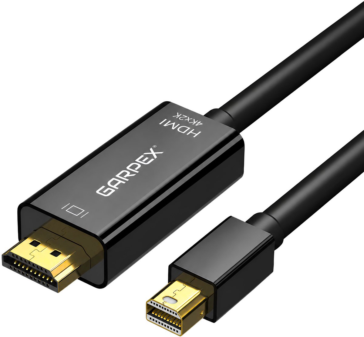 Bol.com Garpex® Mini DisplayPort naar HDMI Kabel – Thunderbolt naar HDMI Adapter Kabel – 4K Ultra HD 30Hz – Audio & Video Overdr... aanbieding
