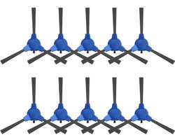 10 zijborstels geschikt voor Eufy robotstofzuigers 11S/25C/30/30C/35C/12/15T/15C