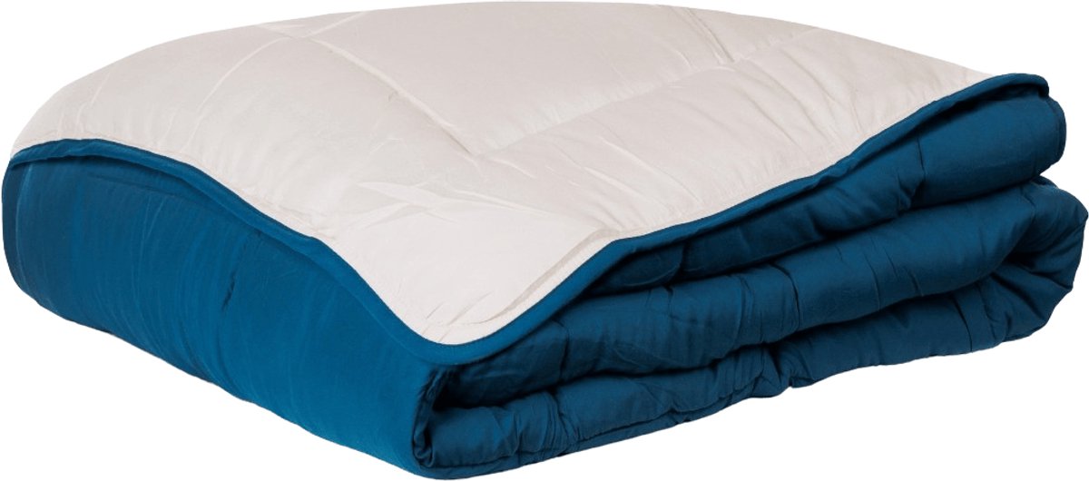 Zelesta Everyday Duo Dekbed - Turqoise & Beige 200x200cm