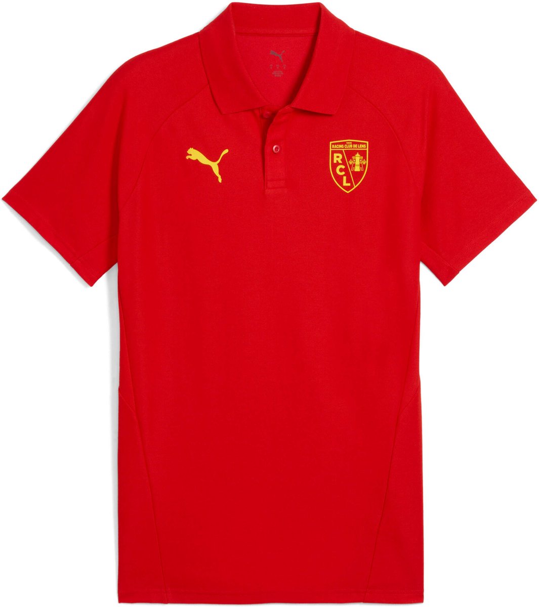 Polo RC Lens Evostripe Rood