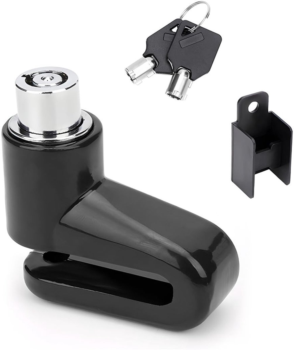 Dailygoods- Fietsschijfvergrendeling - Schijfremslot met alarm - Diefstalbeveiliging - Geschikt voor fiets/motorfiets - Robuust en waterdicht - Inclusief 2 sleutels