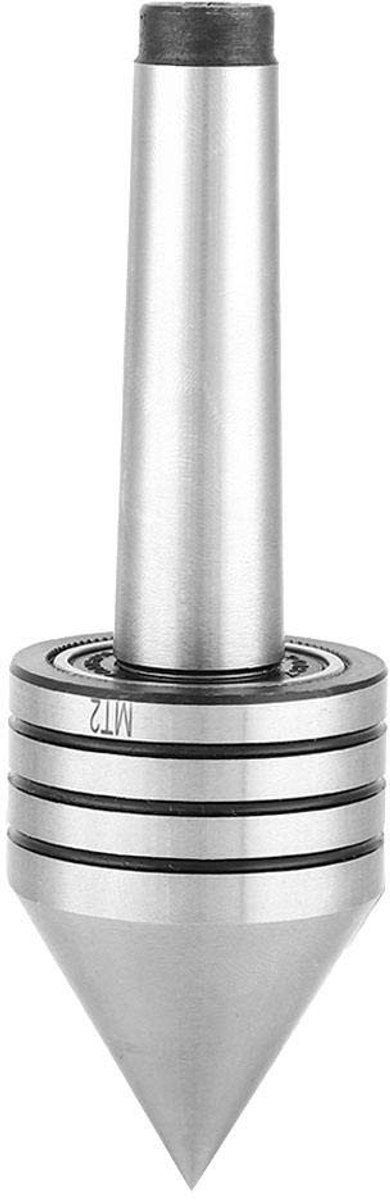 Dailygoods- Live Center Hoogwaardig Lagerontwerp - Draaigereedschap - MT2 - Nauwkeurigheid 0,01 mm - Stofdichte Afdichting - Maximale Buitendiameter 45,52 mm - Draaikop