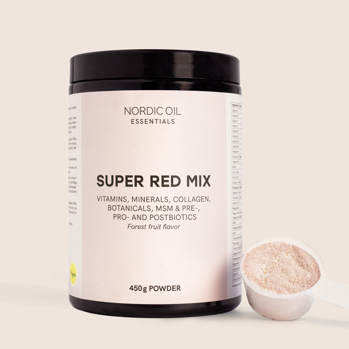 Nordic Oil© - Super Red Mix - 450gr Vitamine en mineralen - Suikervrij - Vegan - Dagelijkse verzorging voor vitaliteit