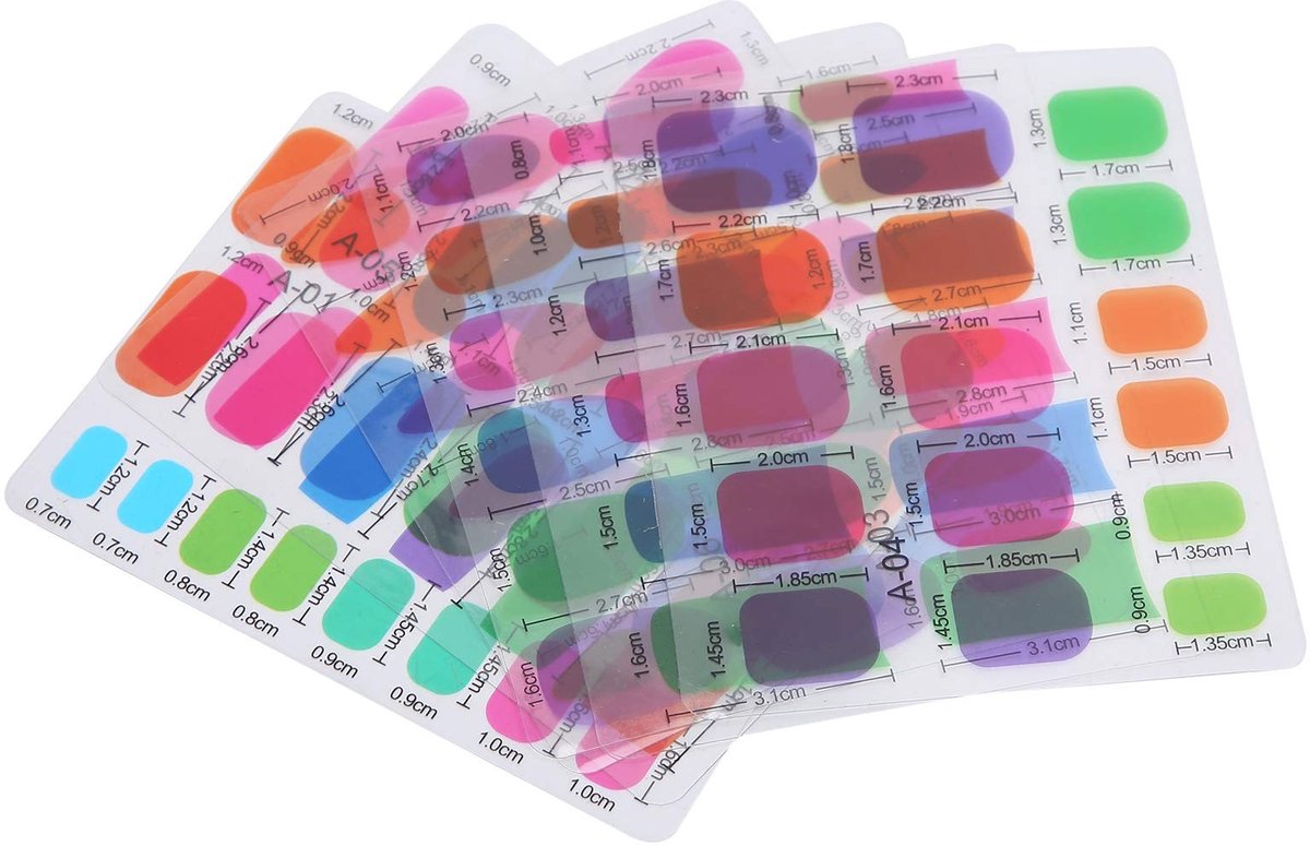 Dailygoods - Glasvezel Nageluitbreidingsset - Nagelverlenging DIY - Complete set voor nagelkunst - 6 Nagelvormen - Geschikt voor thuis en salon