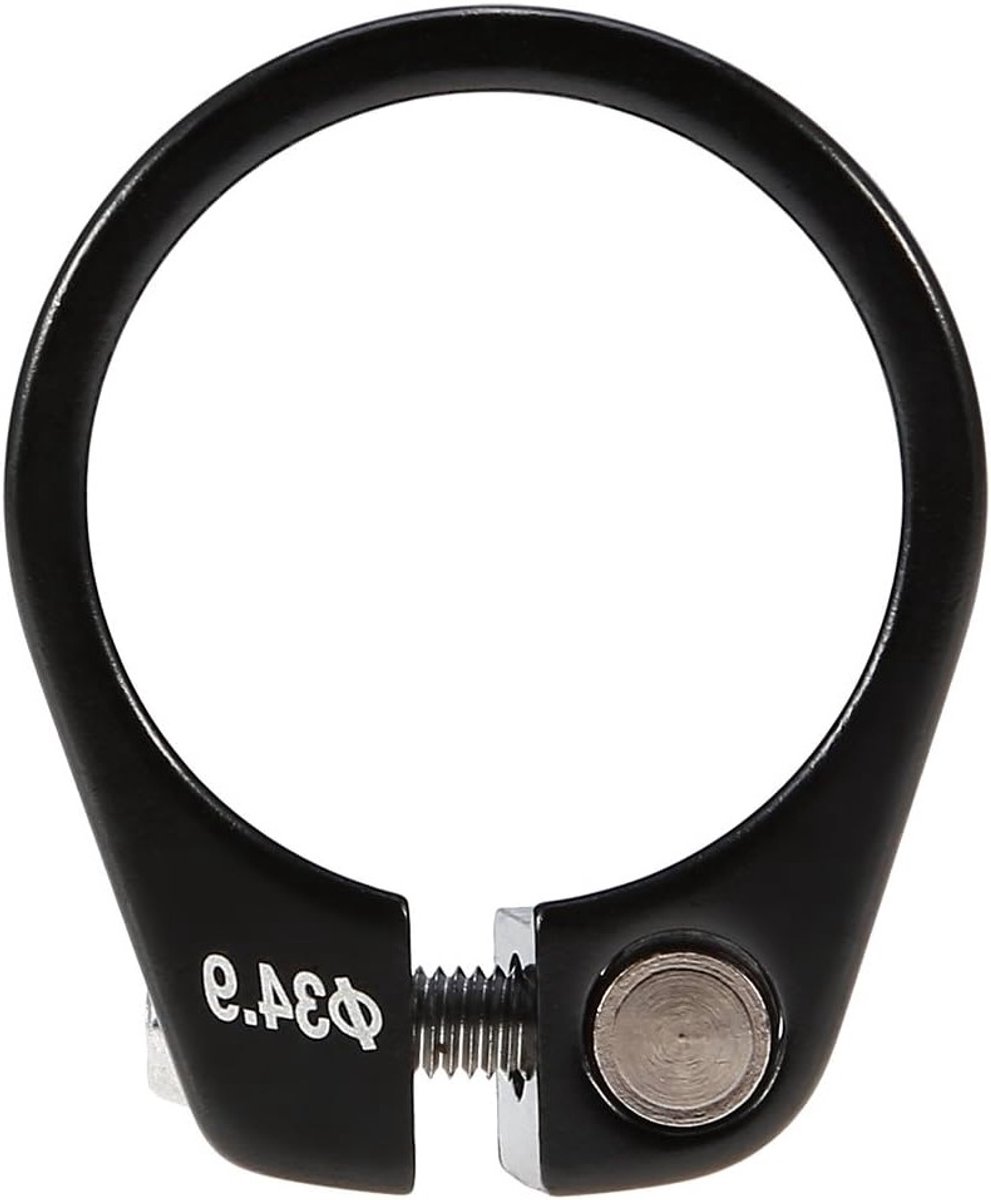 Verstelbare Zadelpenklem, Snelle Bevestiging, Aluminium Legering, 30.4 mm, 30.8 mm, 31.6 mm, Geschikt voor Fietsen en Zadels, Zwart