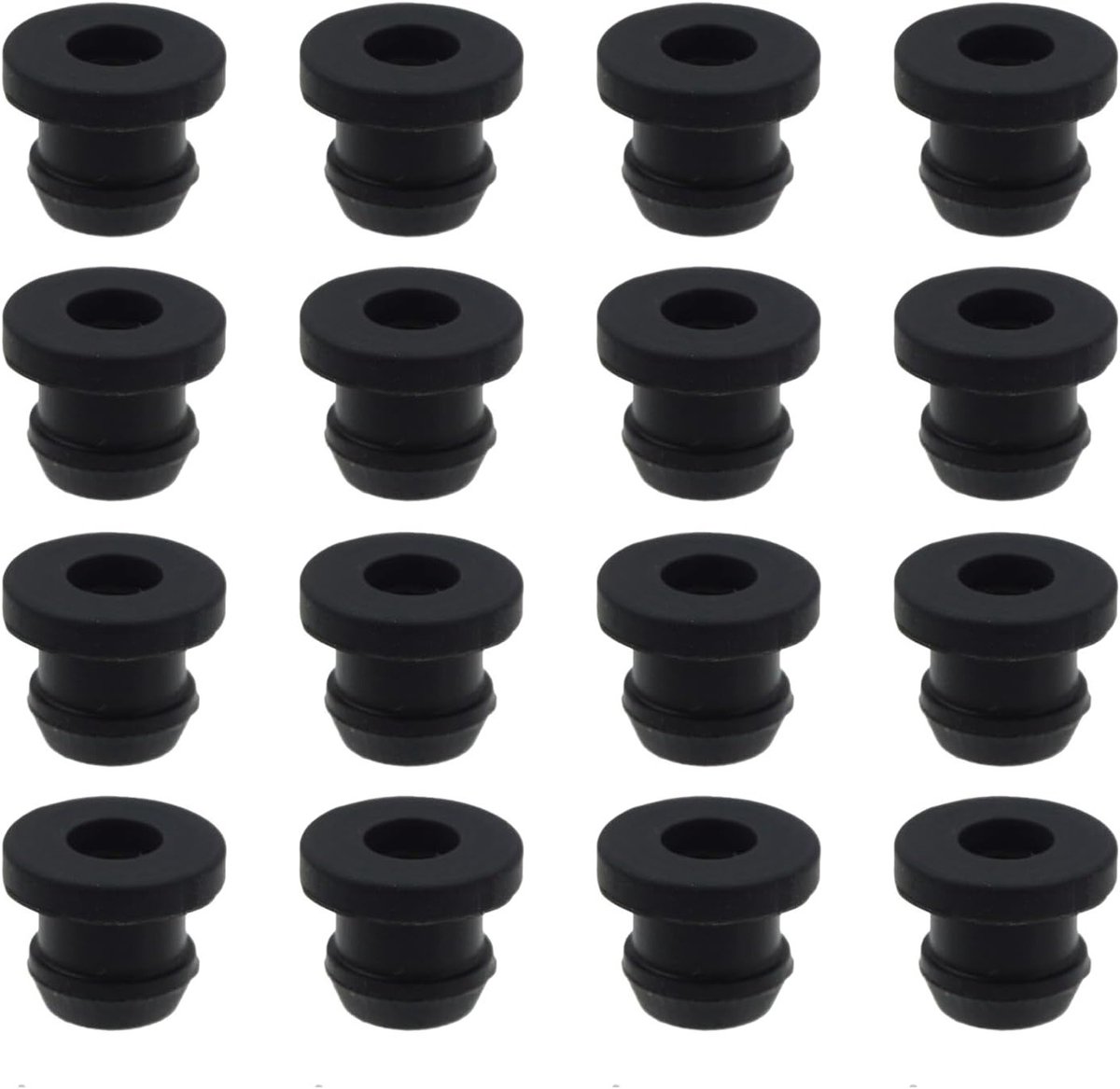 Rubber Washers voor Potsteunen - 16 Stuks, 5mm Stangen, Duurzame Kabeldoorvoeren en Vervangingen voor Motorhome en Caravan Accessoires