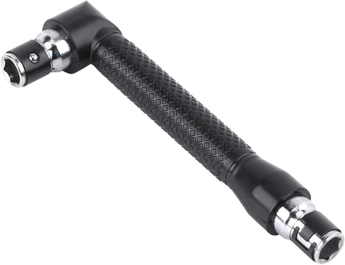Dailygoods- Dopsleutel L-vormig - 1/4 Inch - Schroevendraaierbit - Robuust - Duurzaam - Comfortabele handgreep - Schroevendraaier