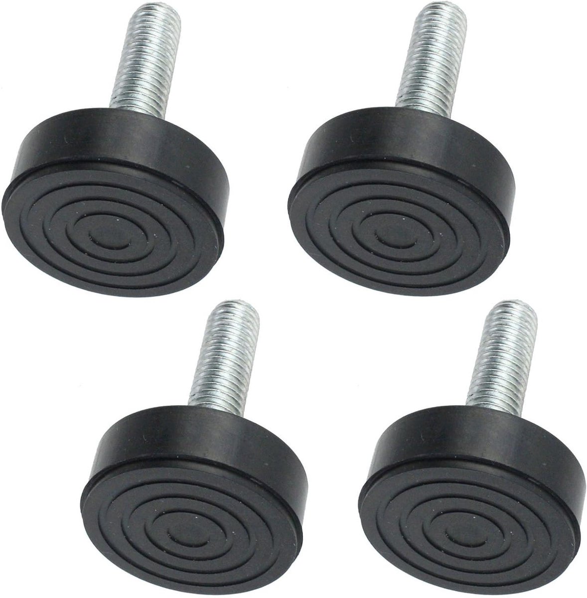 Koelkast Vriezer Voet - Nivellerende Poot - Apparaat Stabiliseren - Verstelbare Schroefdraad - 10mm Draad 32mm Basis - Zwart
