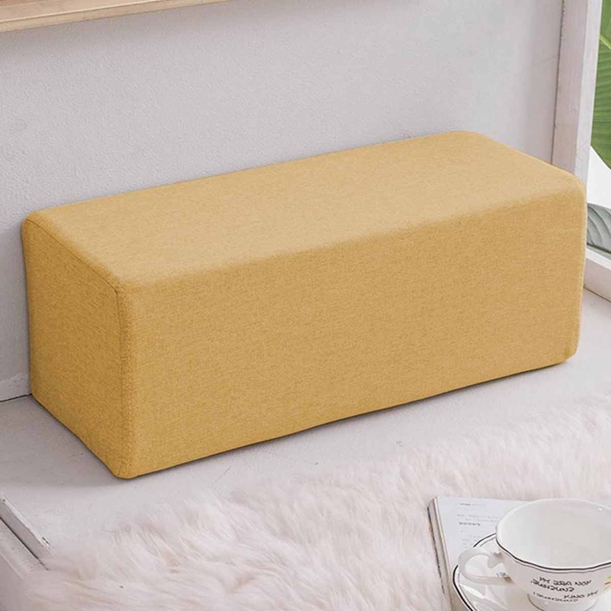 Vierkante Slaapbank Armleuning Kussen Ondersteuning Bolster, Duurzame Slaapbank Armleuning Kussen Bolster, Lange Bedopening Vuller Matras Slaapbank Arm Ondersteuning Bolster (20x20x100cm