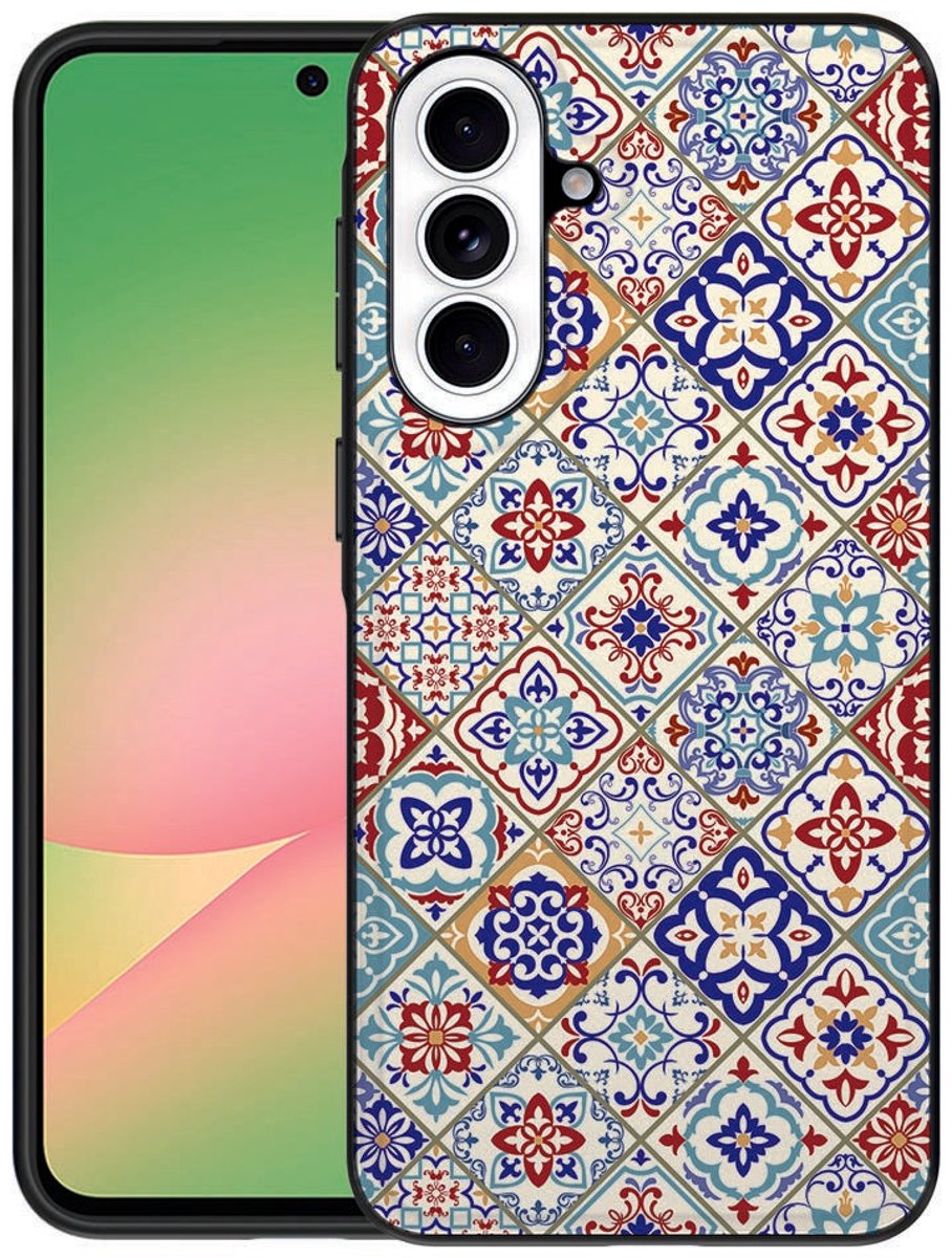 Back Cover voor Telefoonhoesje Tiles Color Samsung Galaxy A57
