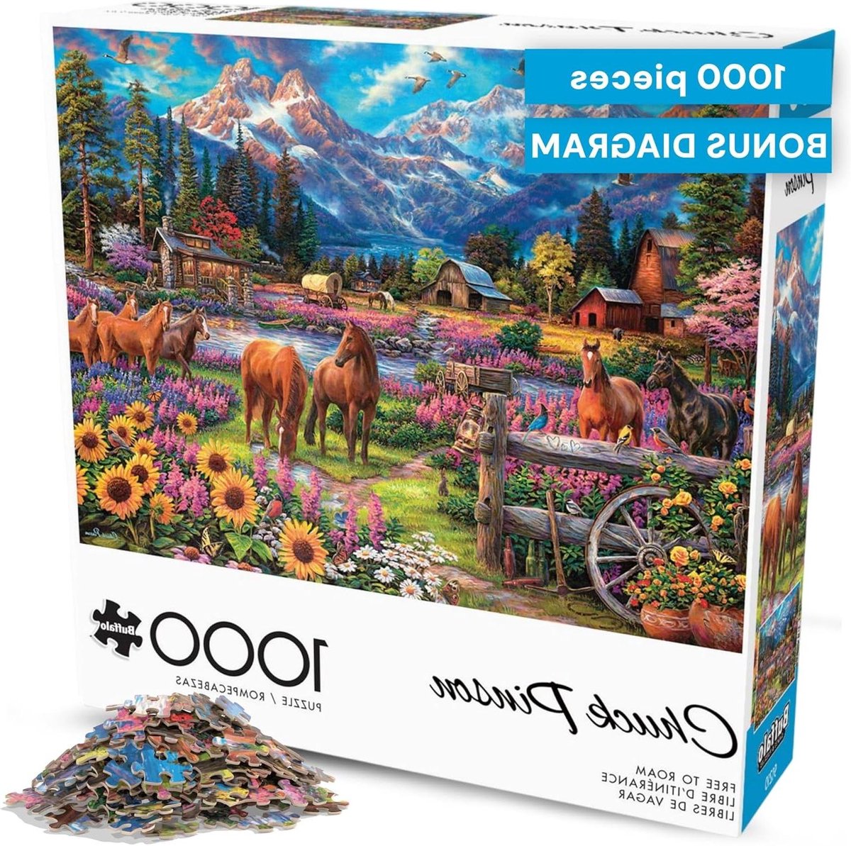 Legpuzzel - Puzzel voor volwassenen - Ontspannend tijdverdrijf - Precisie snijtechniek - Groot formaat - Meerkleurig