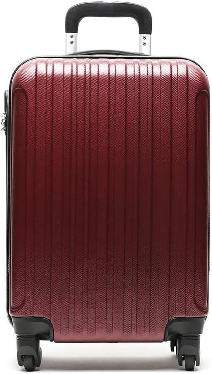 Reiskoffer Cabine - Handbagage Koffer - Korte Reizen - Harde Schaal - 56 x 34 x 20CM - Bordeaux