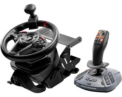 Thrustmaster Simtask Farming Pack voor Playstation - 3 producten : T128-Racestuur met pedalen, Bevestigingssysteem en FarmStick-Joystick - voor PS5 en PC