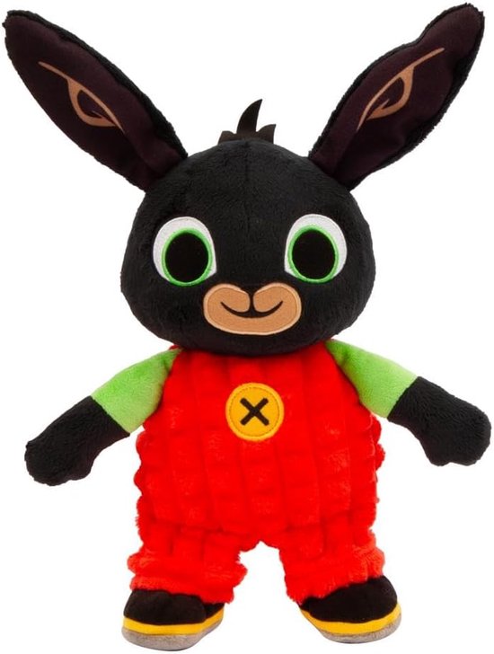 Pluche Bing Figuur - Knuffel Konijn - Spelen en Knuffelen - Gemaakt van Gerecycled Materiaal - 25 cm - Veelkleurig — afbeelding 4