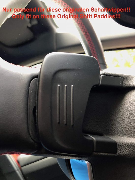 DSG Shift Paddle Extensions Paddle Shifter compatibel met Golf 7 alleen GTI R GTD REAL CARBON — afbeelding 3