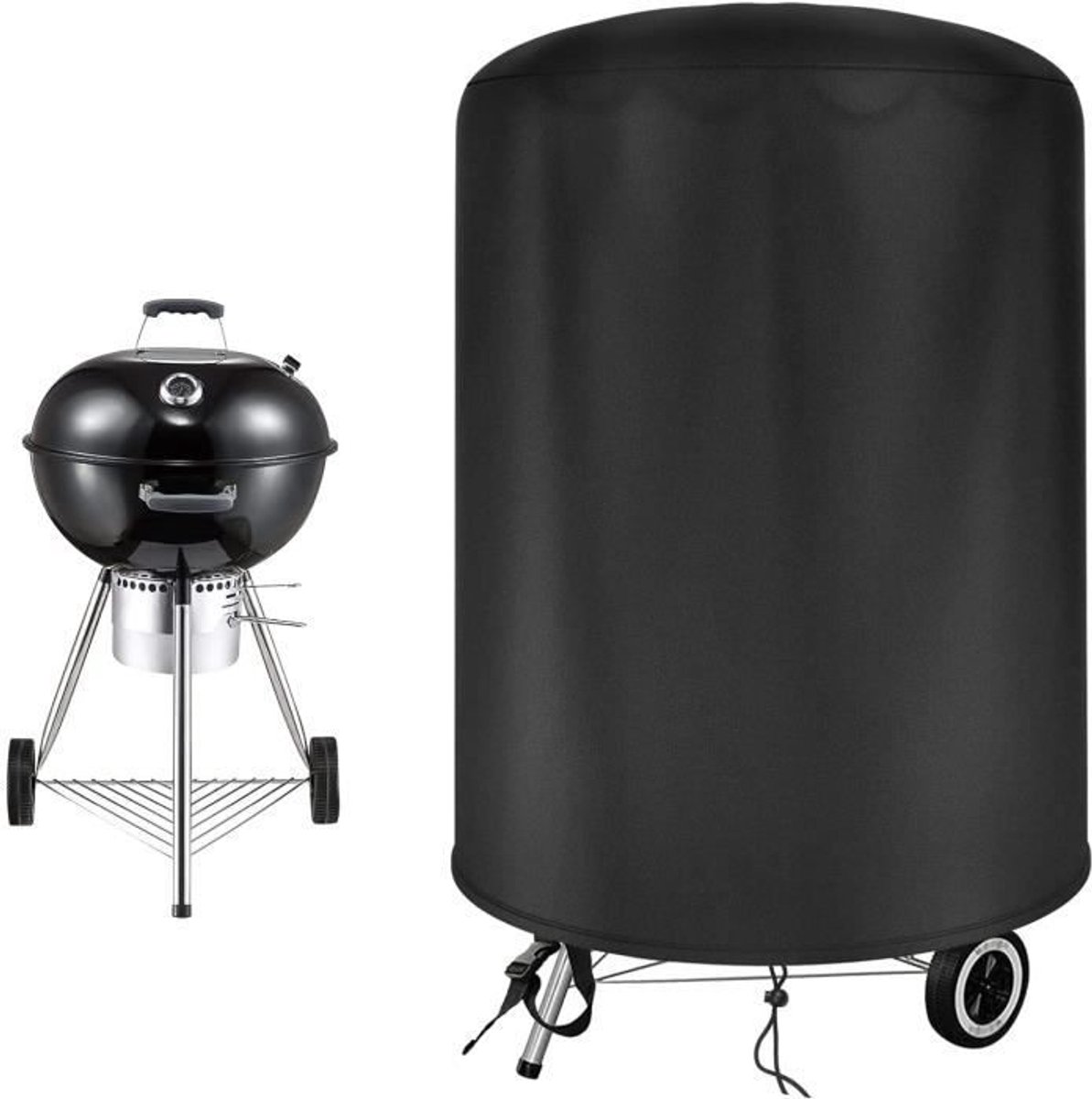 Ronde waterdichte hoes voor de barbecue, 61x70 cm