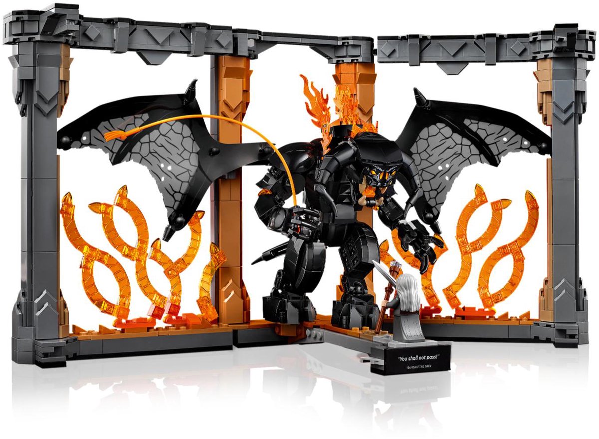 LEGO Icons Boekensteun: The Lord of the Rings – Balrog Set - 10367 — afbeelding 15