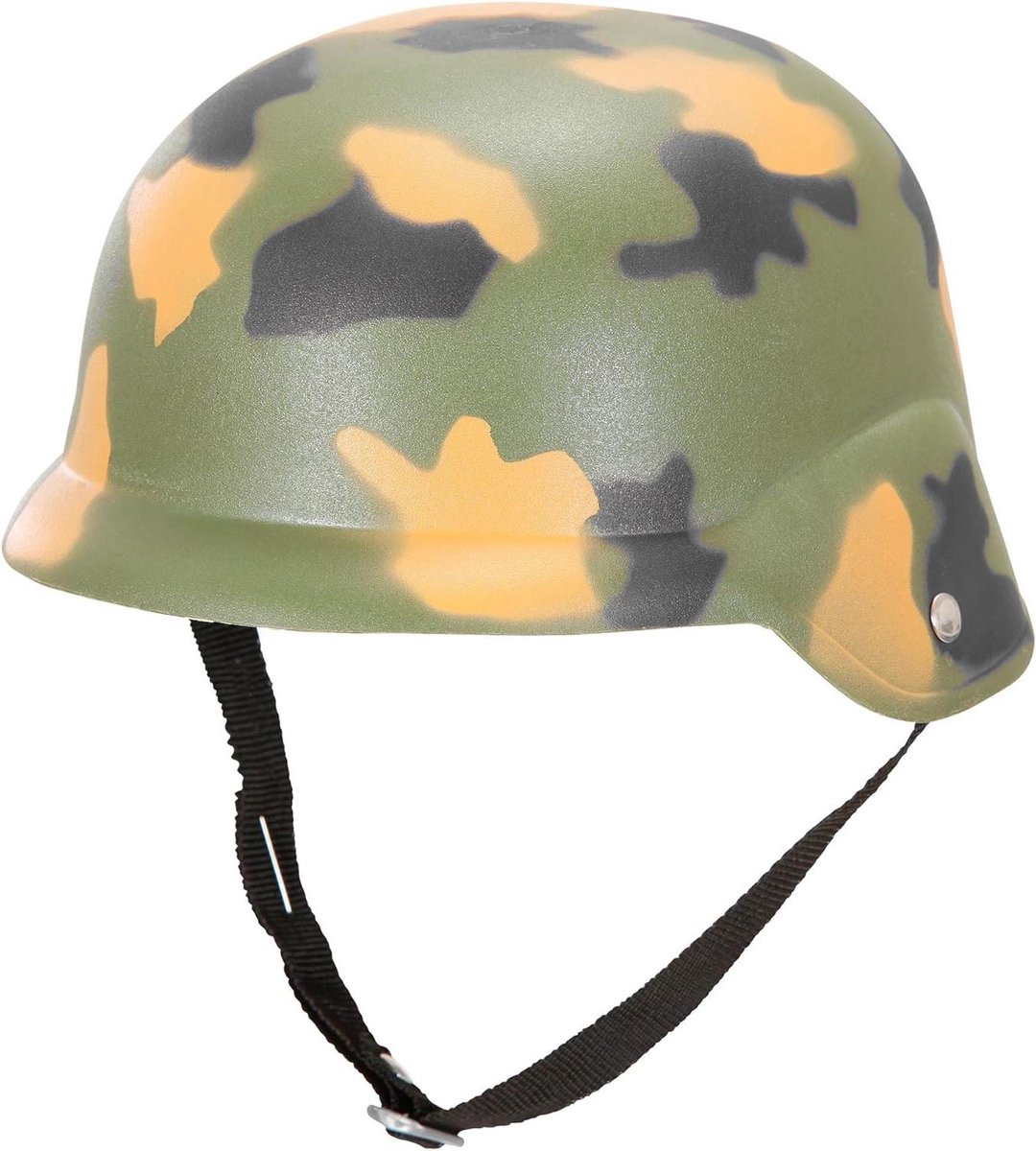 Hard Plastic Helmet - Militaire Helm - Reenactment Soldaten - Historisch Geïnspireerd - 39 x 22 x 16 cm - Camouflage