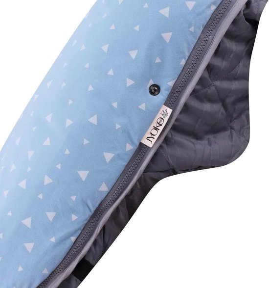 Baby Voetenzak - Slaapzak Kinderwagen - Warm en Comfortabel - Waterafstotende Buitenkant - 33.79 x 32.79 x 10.7 cm - Blauw — afbeelding 2