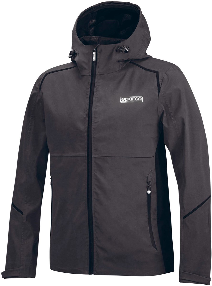 Sparco Shell Jas Waterproof Jas - Zwart