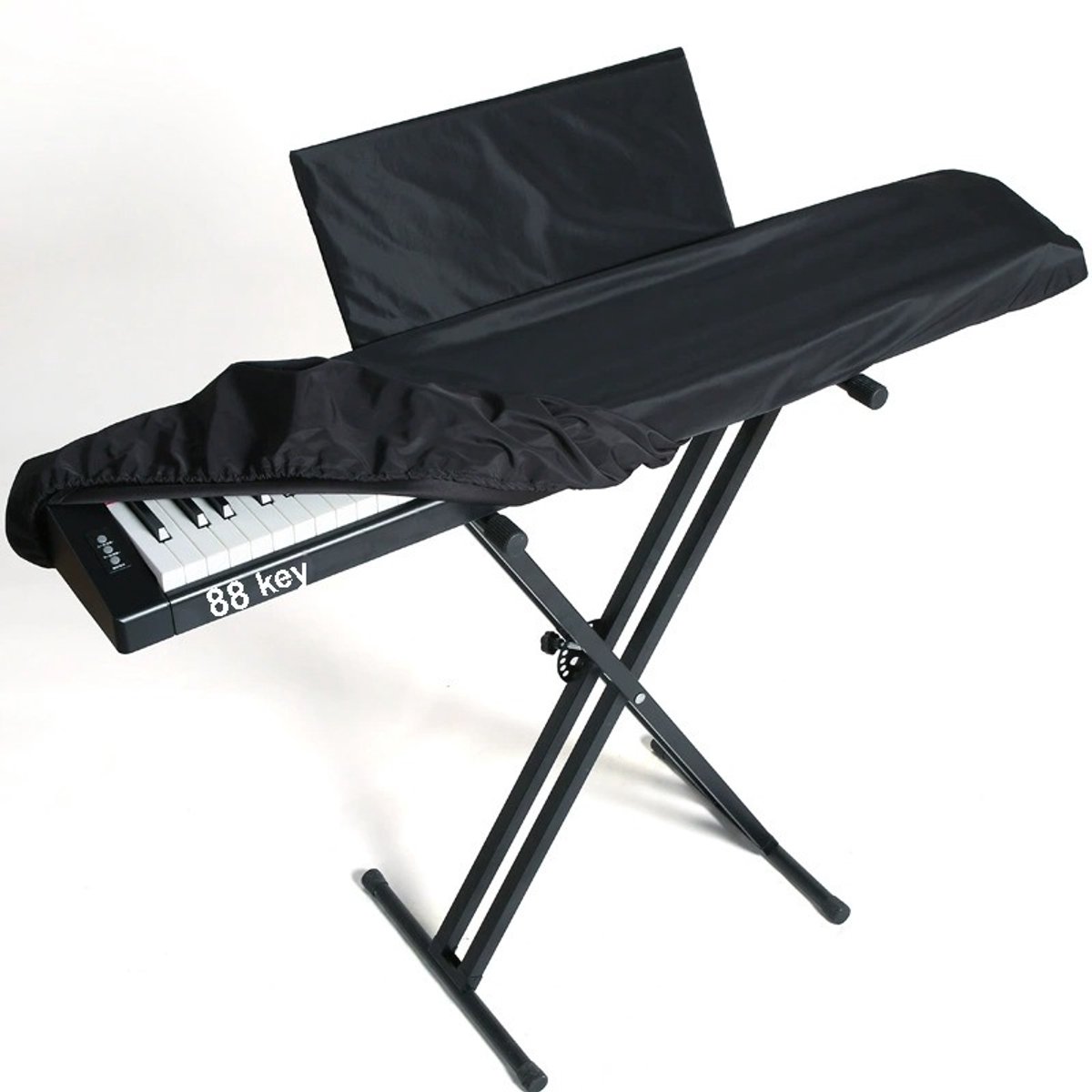 Inf Hoes voor keyboard / elektrische piano met 88 toetsen Zwart