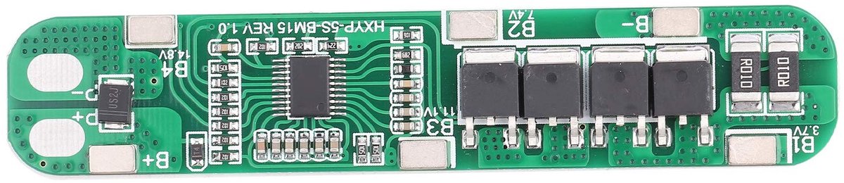 Jhubersproducts - Batterieschutzmodul - Li-Ion - Bescherming tegen overladen - 18.5 V / 21 V - 15 A - Ideaal voor Elektrowerkzeuge - 5 S Batterij