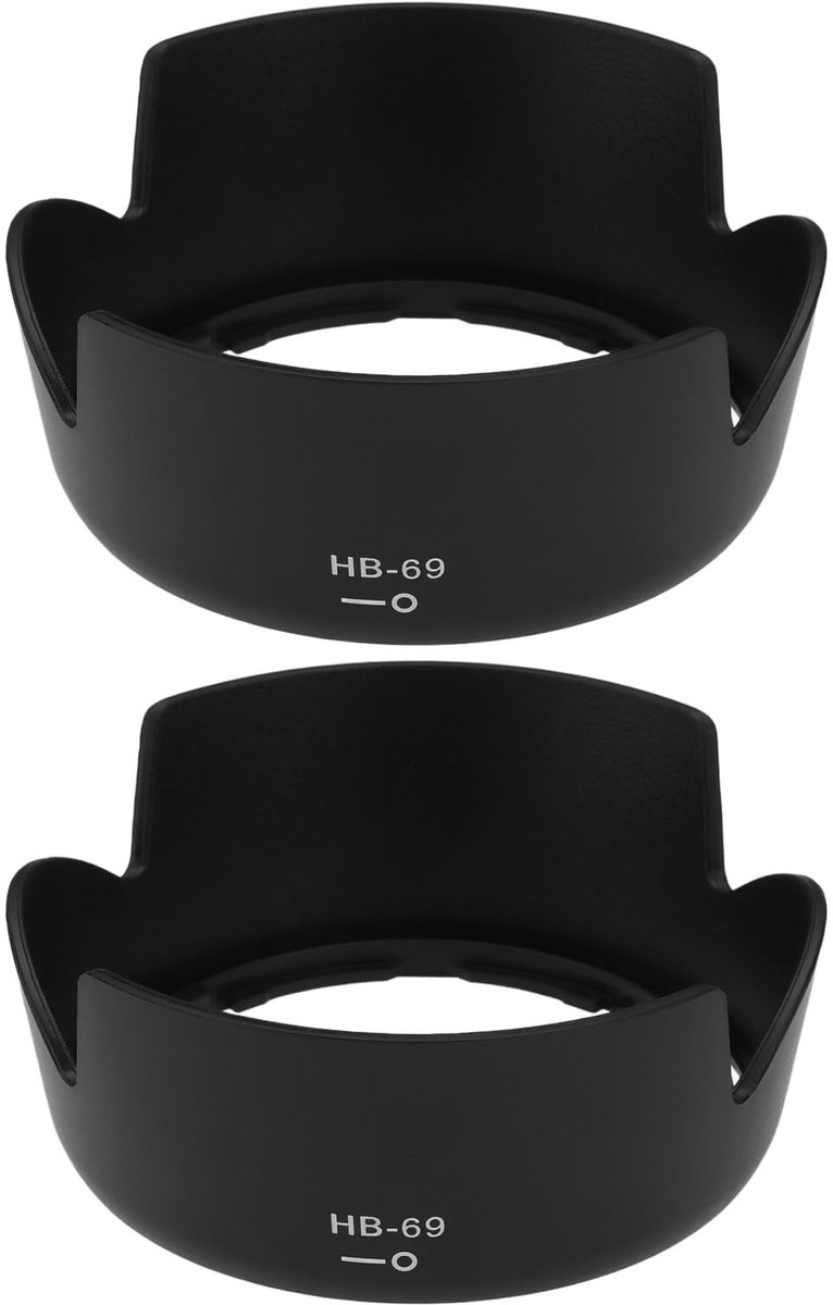 Dailygoody - Camera Lens Hood - Zonnescherm - Regendicht - Geschikt voor Nikon - 2 stuks - Bescherming en verbeterde beeldkwaliteit