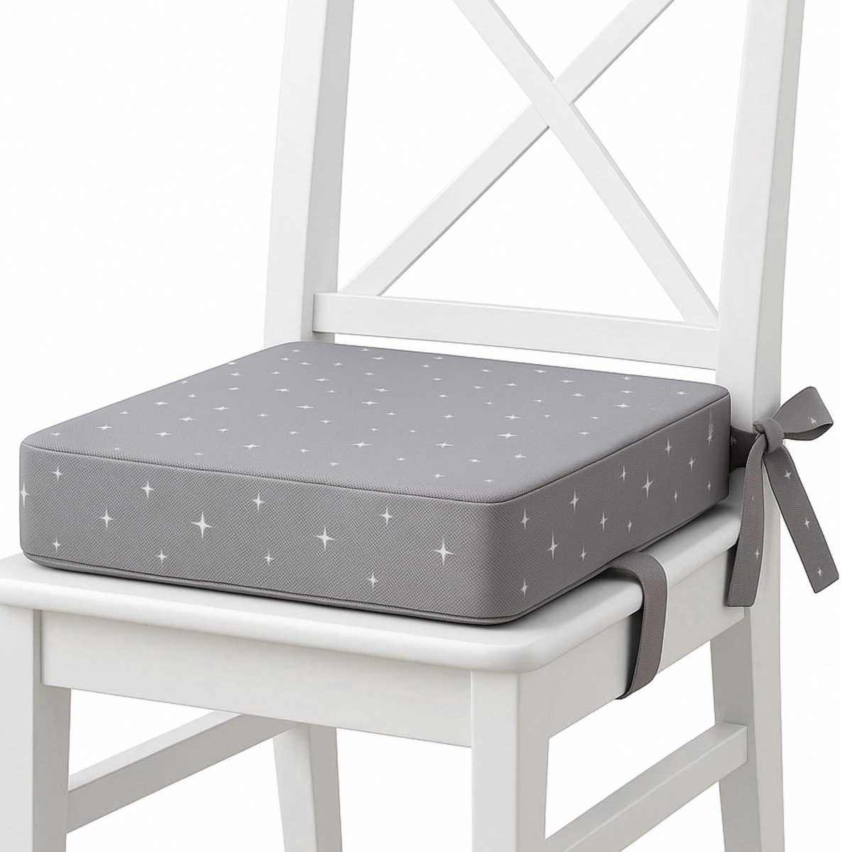 Dailygoody - Kinderstoel verhoger - Comfortabel kussen - Schuimvulling - 32x32x8 cm - Ondersteuning aan tafel - Geschikt voor kinderen