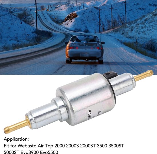 Store_7 - Elektrische Doseerpomp - Brandstofpomp 12V - Hoogwaardige Roestvrijstalen Brandstofdoseerpomp - Compact en Krachtig - Voor Verwarmingssys... van Merkloos — afbeelding 2