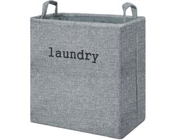 Dailygoody - Vouwbare Wasmand - 35L Capaciteit - Waterafstotend - Grijs - Ideaal voor Elke Kamer - Compact en Handig